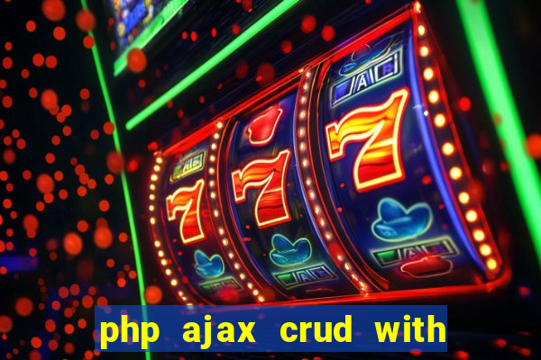 php ajax crud with datatables and bootstrap modals